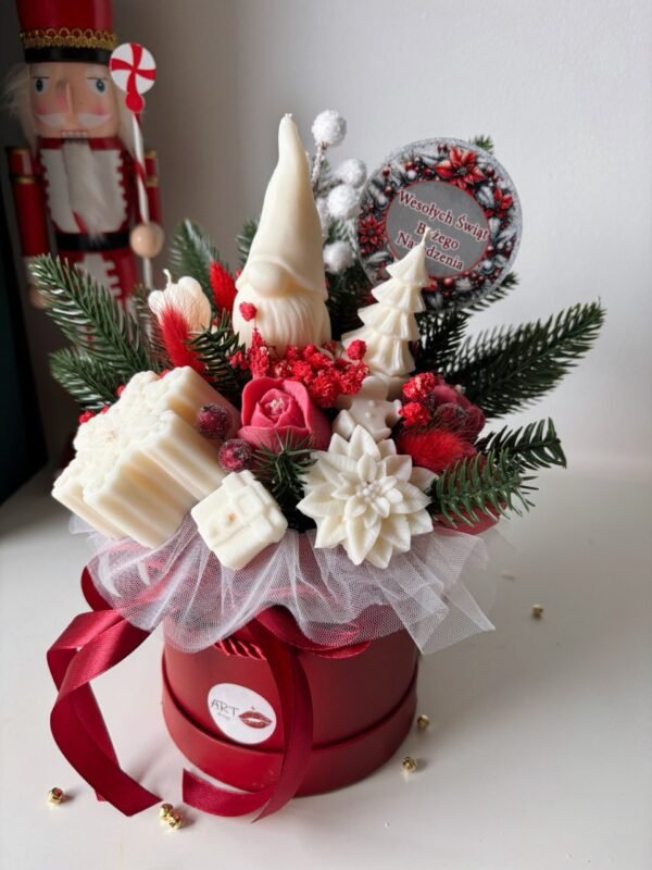 Stroik świąteczny czerwony