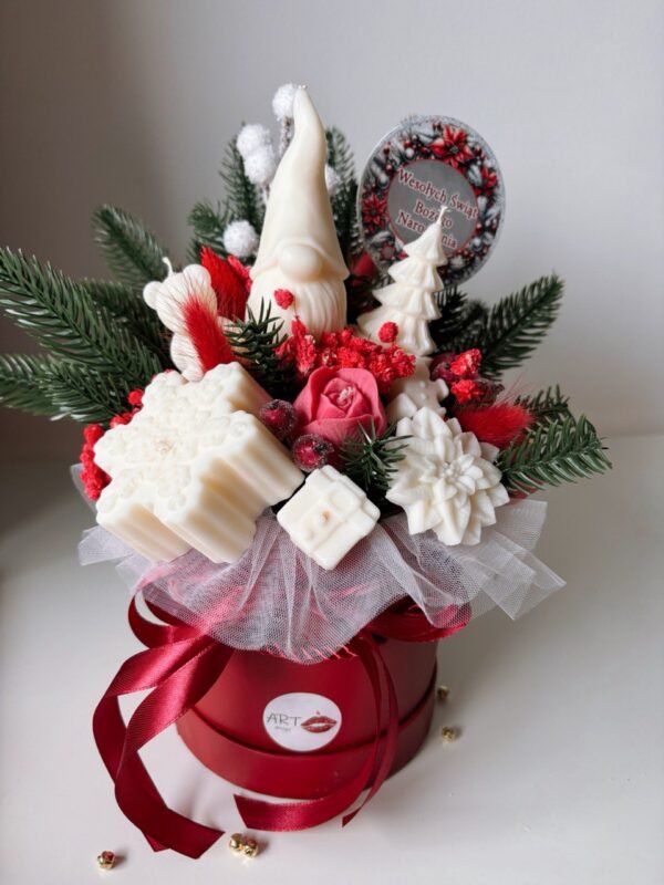 Stroik świąteczny czerwony