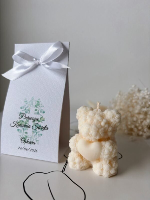 Miś – Pamiątka dla Gości na Pierwszą Komunię Świętą